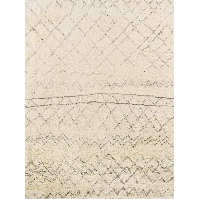 Exquisite Rugs Moroccan Ivory/Charcoal 25611X16 1ft.X1ft.6in. Rect. Rug