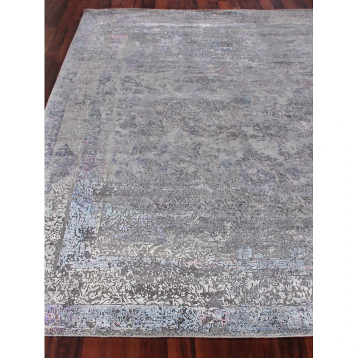 Exquisite Rugs Maison Charcoal/Purple 25968X10 8ft.X10ft. Rect. Rug