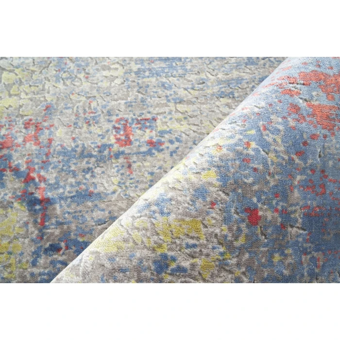 Exquisite Rugs Reflections Ivory/Blue/Red 26169X12 9ft.X12ft. Rect. Rug