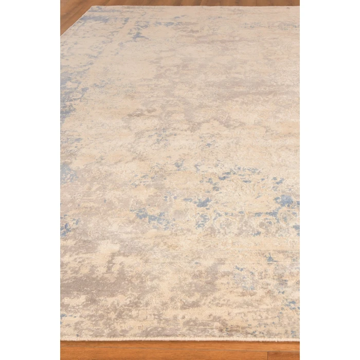 Exquisite Rugs Roset Beige/Blue/Silver 26238X10 8ft.X10ft. Rect. Rug