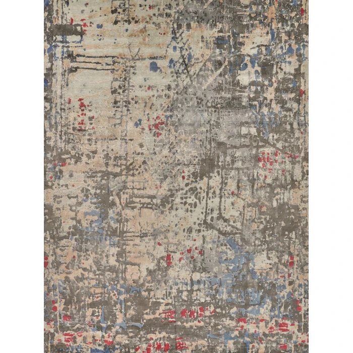 Exquisite Rugs Reflections Charcoal/Multi 26281X16 1ft.X1ft.6in. Rect. Rug