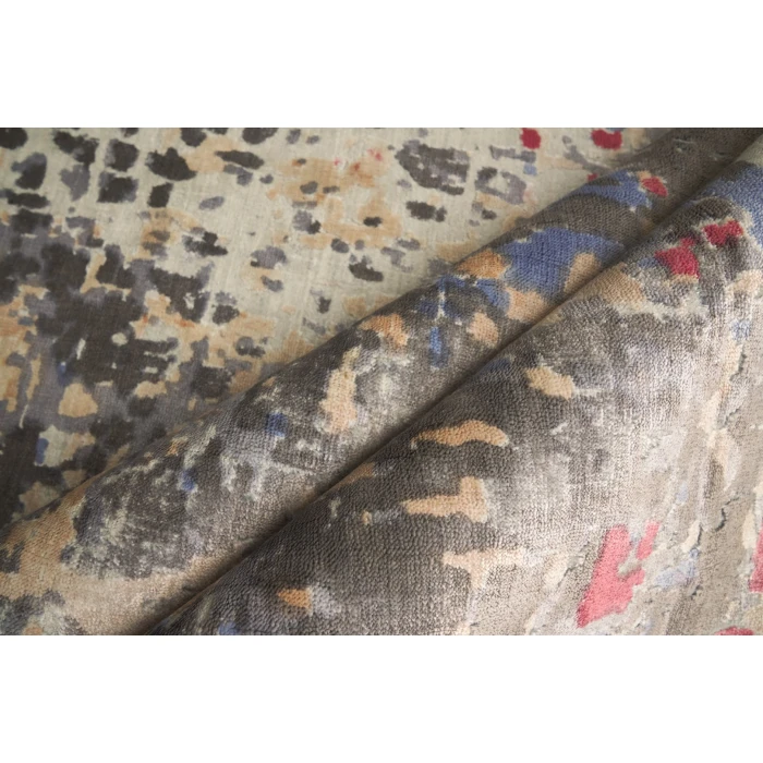 Exquisite Rugs Reflections Charcoal/Multi 26281X16 1ft.X1ft.6in. Rect. Rug