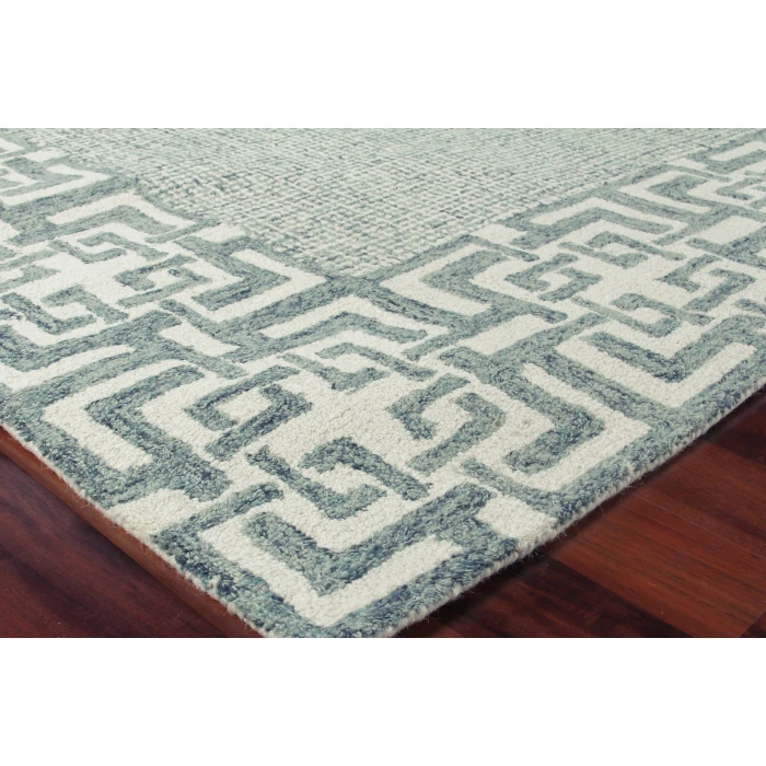 Exquisite Rugs Caprice Aqua 27011X16 1ft.X1ft.6in. Rect. Rug