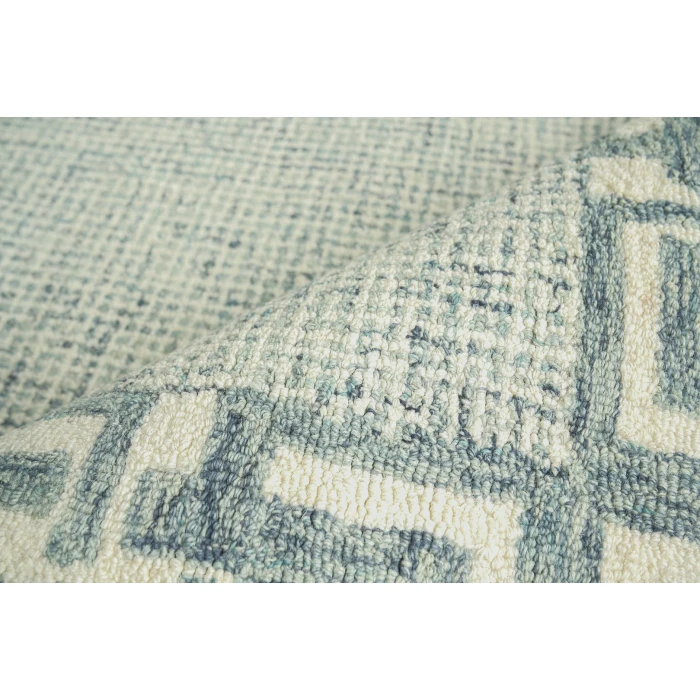 Exquisite Rugs Caprice Aqua 27011X16 1ft.X1ft.6in. Rect. Rug