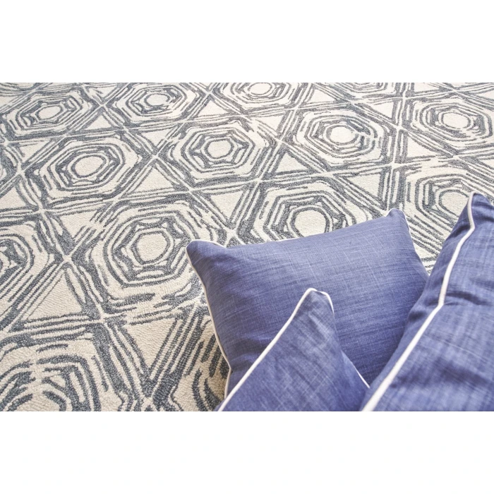 Exquisite Rugs Caprice Dark Blue/Ivory 270810X14 10ft.X14ft. Rect. Rug