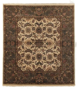 Exquisite Rugs Moghul Ivory/Sage 28638X8 ROUND 8ft.X8ft. ROUND Round Rug