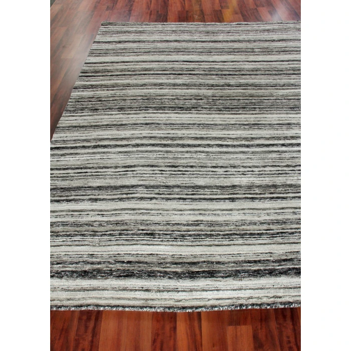 Exquisite Rugs Organica Charcoal/Silver 28836X9 6ft.X9ft. Rect. Rug