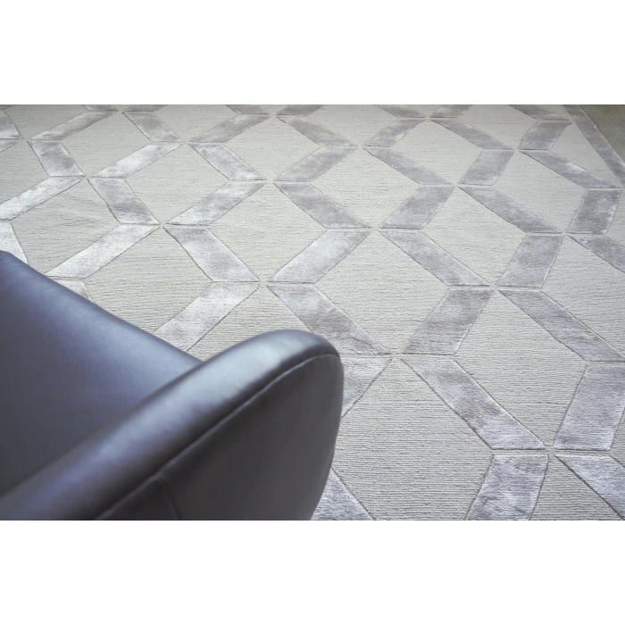 Exquisite Rugs Metro Velvet Silver 30308X10 8ft.X10ft. Rect. Rug