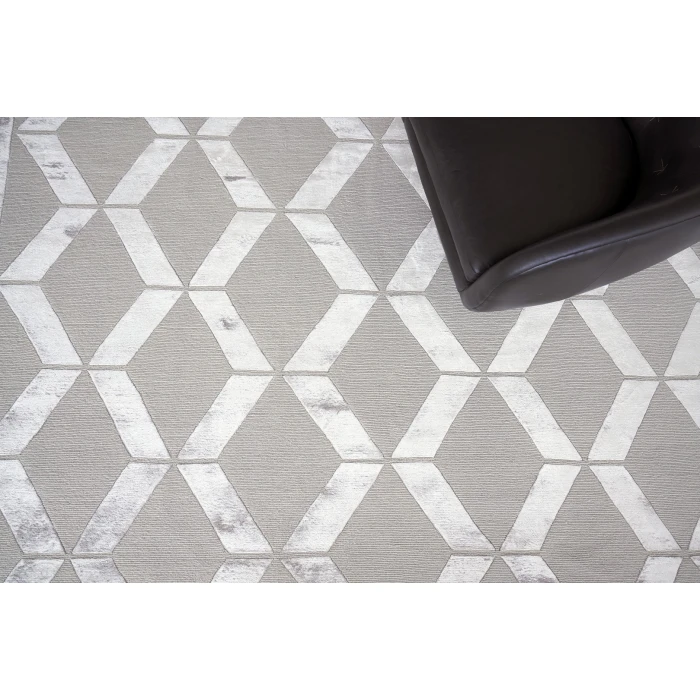 Exquisite Rugs Metro Velvet Silver 30308X10 8ft.X10ft. Rect. Rug