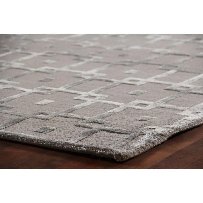 Exquisite Rugs Metro Velvet Silver 30328X10 8ft.X10ft. Rect. Rug