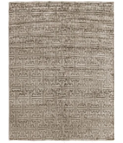 Exquisite Rugs Bamboo Silk Brown/Gray 307611X206 11ft.X20ft.6in. Rect. Rug