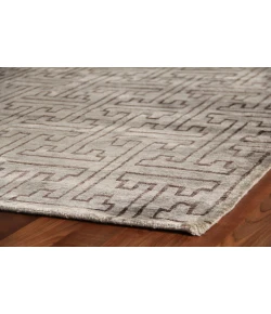 Exquisite Rugs Bamboo Silk Brown/Gray 307611X206 11ft.X20ft.6in. Rect. Rug