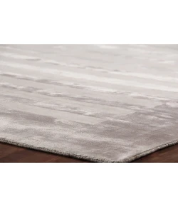 Exquisite Rugs Wide Stripe Silver 30881X16 1ft.X1ft.6in. Rect. Rug
