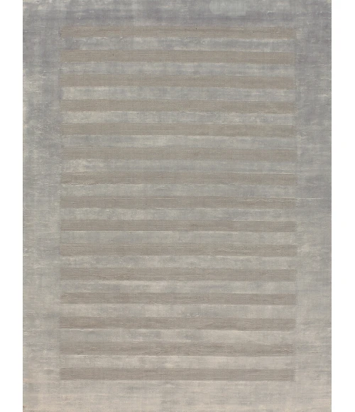 Exquisite Rugs Wide Stripe Light Beige 30925x8 5ft.x8ft. Rect. Rug