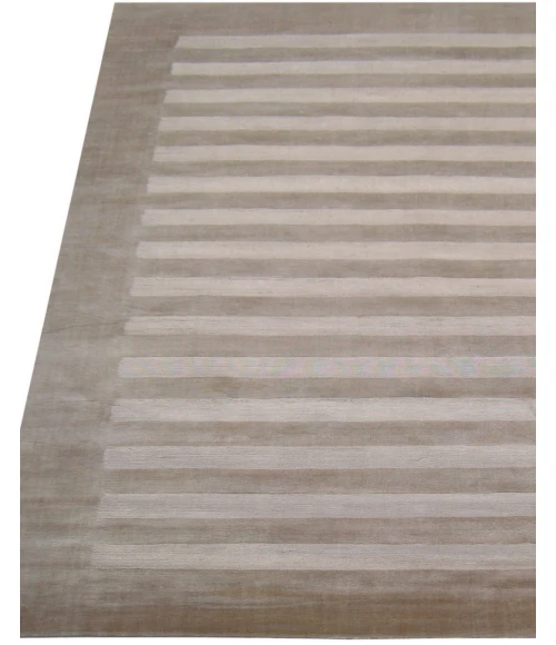 Exquisite Rugs Wide Stripe Light Beige 30925x8 5ft.x8ft. Rect. Rug