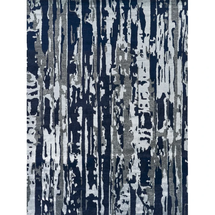 Exquisite Rugs Carrina Navy/Silver 313510X14 10ft.X14ft. Rect. Rug
