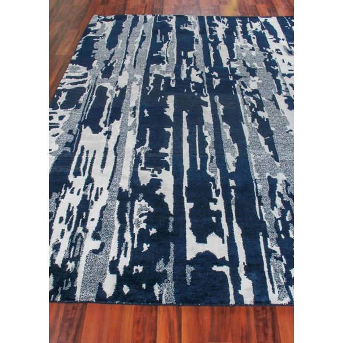 Exquisite Rugs Carrina Navy/Silver 313510X14 10ft.X14ft. Rect. Rug