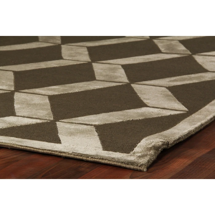 Exquisite Rugs Metro Velvet Khaki 32188X10 8ft.X10ft. Rect. Rug
