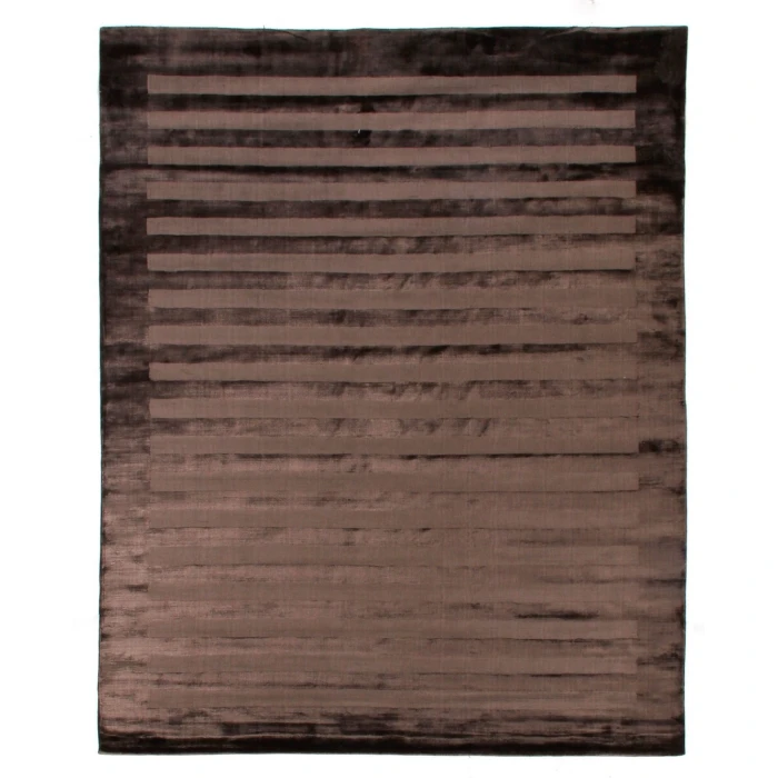 Exquisite Rugs Wide Stripe Chocolate 323112X15 12ft.X15ft. Rect. Rug