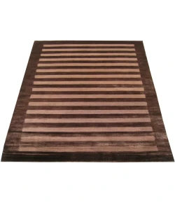 Exquisite Rugs Wide Stripe Chocolate 323112X15 12ft.X15ft. Rect. Rug