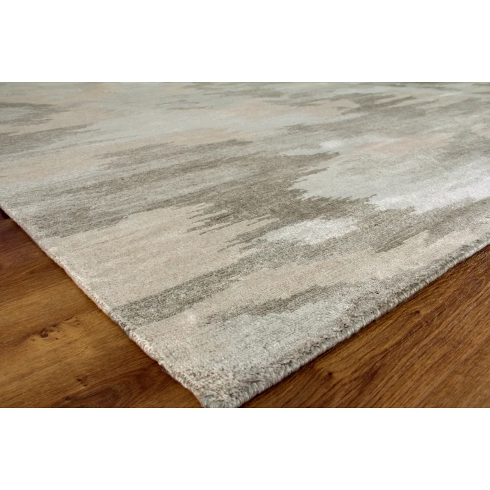 Exquisite Rugs Bamboo Silk Light Silver/Gray 32636X9 6ft.X9ft. Rect. Rug