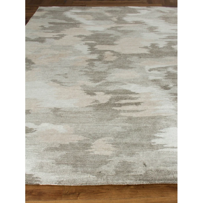 Exquisite Rugs Bamboo Silk Light Silver/Gray 32636X9 6ft.X9ft. Rect. Rug