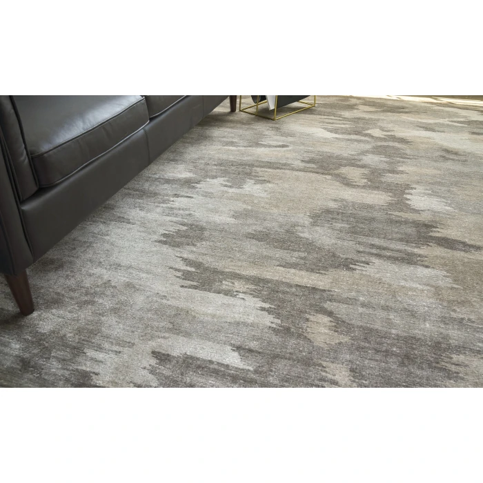 Exquisite Rugs Bamboo Silk Light Silver/Gray 32636X9 6ft.X9ft. Rect. Rug