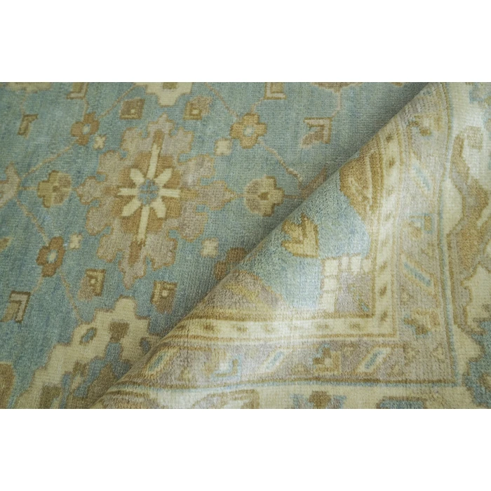 Exquisite Rugs Antique Weave Oushak Light Blue/Ivory 32808X10 8ft.X10ft. Rect. Rug