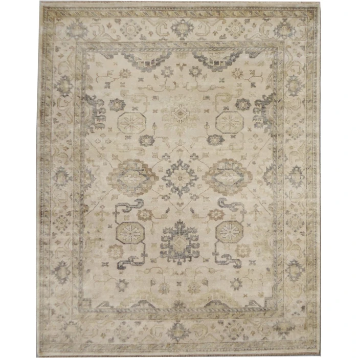 Exquisite Rugs Antique Weave Oushak Ivory/Multi 32818X10 8ft.X10ft. Rect. Rug