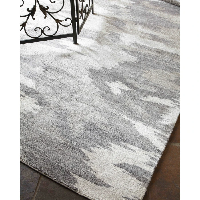 Exquisite Rugs Bamboo Silk Ivory/Silver 32826X9 6ft.X9ft. Rect. Rug