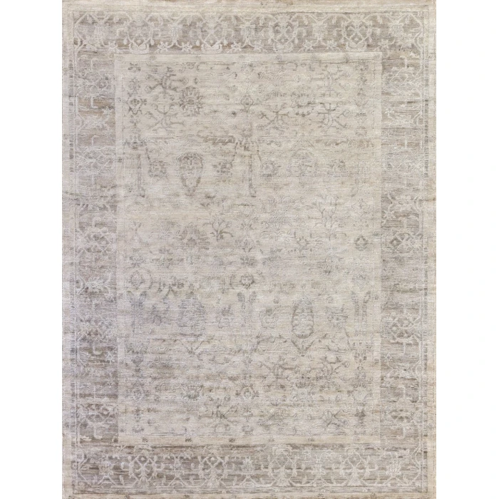 Exquisite Rugs Antique'd Silk Beige 32846X9 6ft.X9ft. Rect. Rug