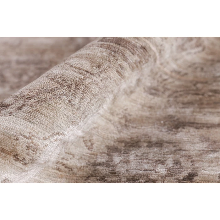 Exquisite Rugs Antique'd Silk Beige 32846X9 6ft.X9ft. Rect. Rug