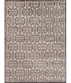 Exquisite Rugs Bamboo Silk Ivory/Brown 329186X116 8ft.6in.X11ft.6in. Rect. Rug