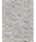 Exquisite Rugs Natural Hide Ivory/Silver/Multi 33038X11 8ft.X11ft. Rect. Rug