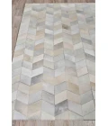 Exquisite Rugs Natural Hide Ivory/Silver/Multi 33038X11 8ft.X11ft. Rect. Rug