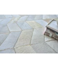 Exquisite Rugs Natural Hide Ivory/Silver/Multi 33038X11 8ft.X11ft. Rect. Rug