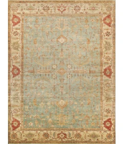 Exquisite Rugs Antique Weave Serapi Light Blue/Ivory 33359X12 9ft.X12ft. Rect. Rug