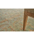 Exquisite Rugs Antique Weave Serapi Light Blue/Ivory 33359X12 9ft.X12ft. Rect. Rug