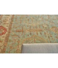 Exquisite Rugs Antique Weave Serapi Light Blue/Ivory 33359X12 9ft.X12ft. Rect. Rug