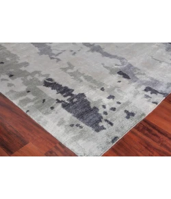 Exquisite Rugs Bamboo Silk Blue/Gray 33376X9 6ft.X9ft. Rect. Rug