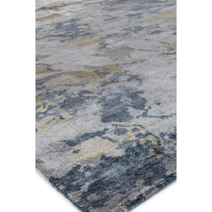 Exquisite Rugs Bamboo Silk Blue/Gray 33406X9 6ft.X9ft. Rect. Rug