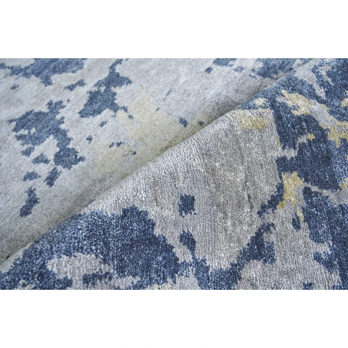 Exquisite Rugs Bamboo Silk Blue/Gray 33406X9 6ft.X9ft. Rect. Rug