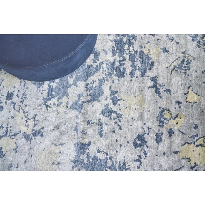 Exquisite Rugs Bamboo Silk Blue/Gray 33406X9 6ft.X9ft. Rect. Rug