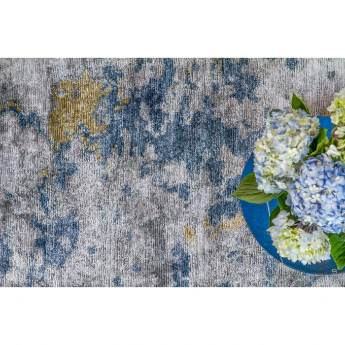 Exquisite Rugs Bamboo Silk Blue/Gray 33406X9 6ft.X9ft. Rect. Rug