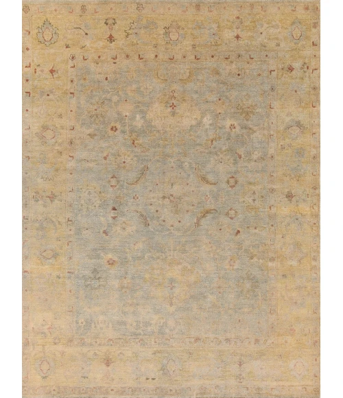 Exquisite Rugs Antique Weave Oushak Light Blue/Gold 334414X18 14ft.X18ft. Rect. Rug