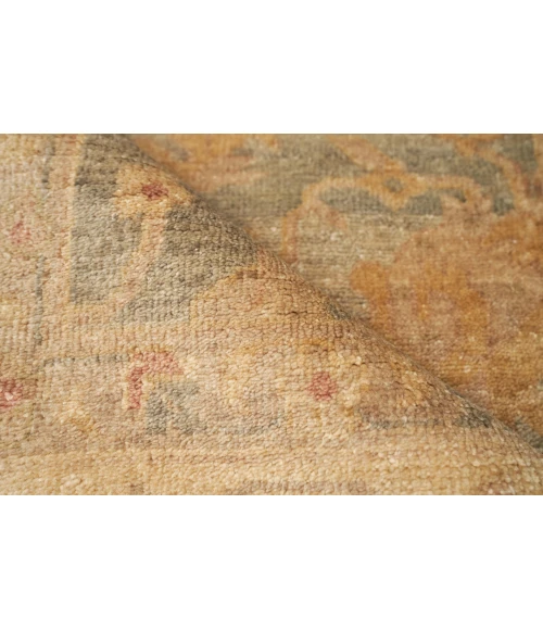 Exquisite Rugs Antique Weave Oushak Light Blue/Gold 334414X18 14ft.X18ft. Rect. Rug