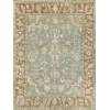Exquisite Rugs Antique Weave Oushak Gray/Light Brown 33461X16 1ft.X1ft.6in. Rect. Rug