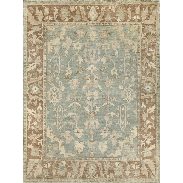Exquisite Rugs Antique Weave Oushak Gray/Light Brown 334610X14 10ft.X14ft. Rect. Rug
