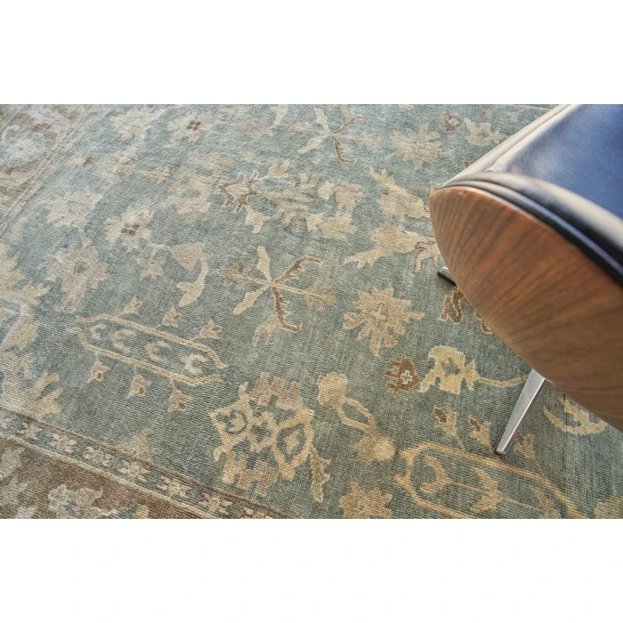 Exquisite Rugs Antique Weave Oushak Gray/Light Brown 334610X14 10ft.X14ft. Rect. Rug