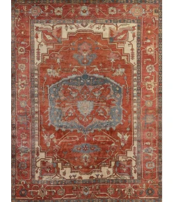 Exquisite Rugs Antique Weave Serapi Rust/Rust 33476X9 6ft.X9ft. Rect. Rug